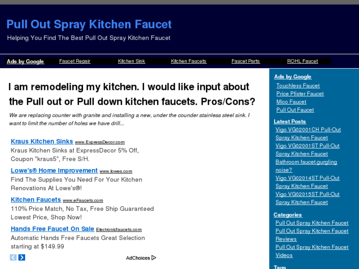 www.pulloutspraykitchenfaucet.com