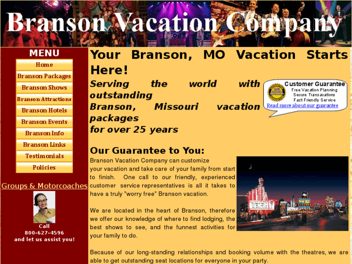 www.bransonhotelsandshows.com