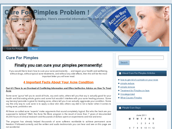 www.cureforpimple.com