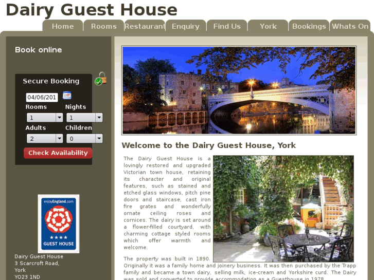 www.dairyguesthouse.co.uk