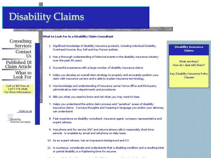 www.disabilityclaims.net