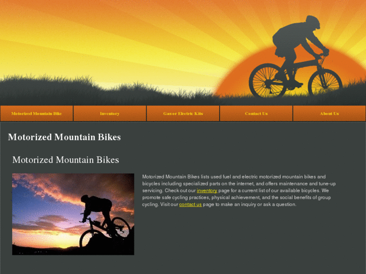 www.motorizedmountainbikes.com