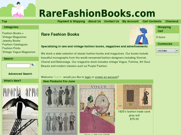 www.rarefashionmagazines.com