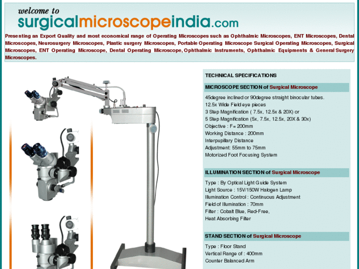 www.surgicalmicroscopeindia.com