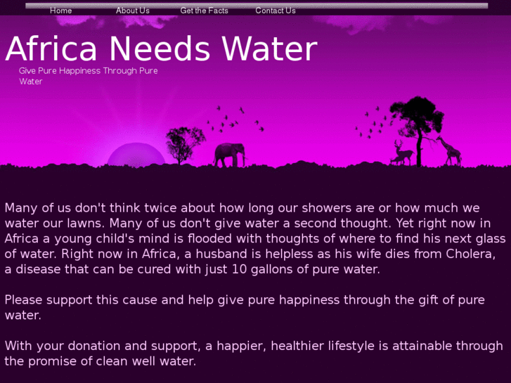 www.africaneedswater.org