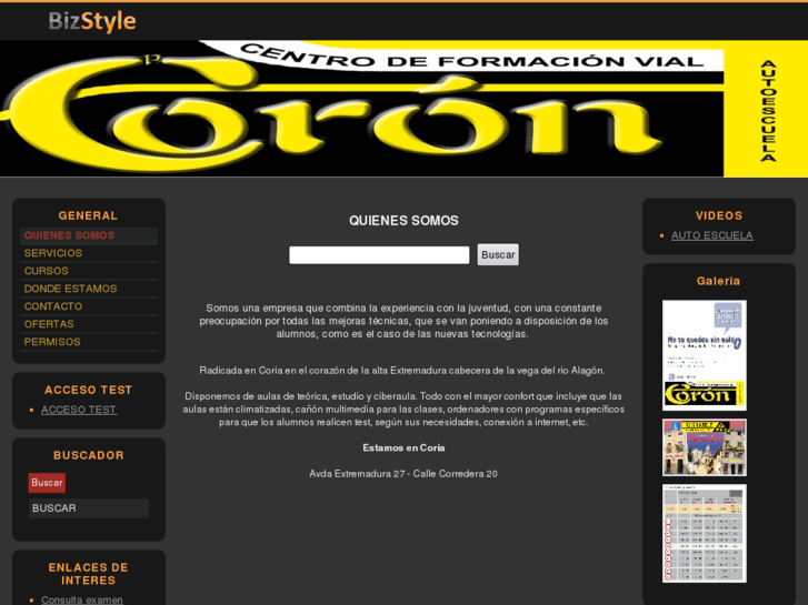 www.autoescuelacoron.com