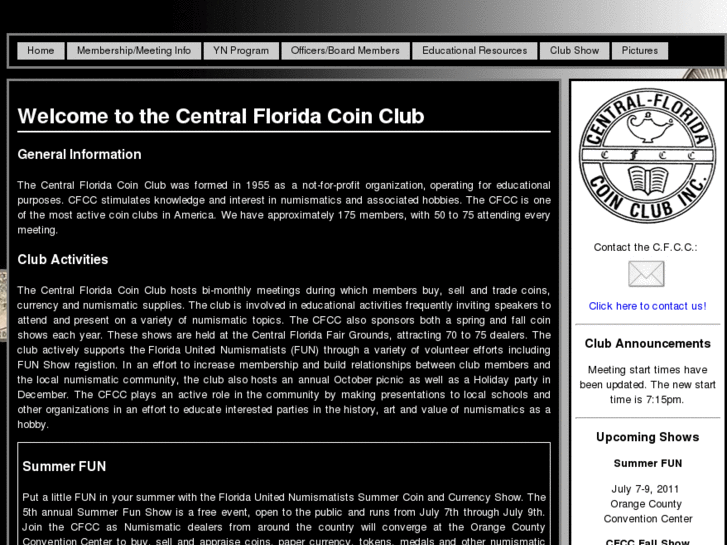 www.centralfloridacoinclub.org