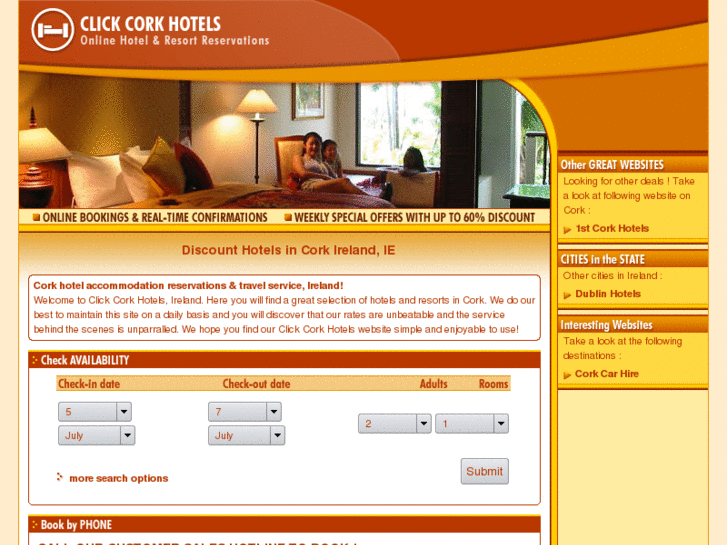 www.clickcorkhotels.com