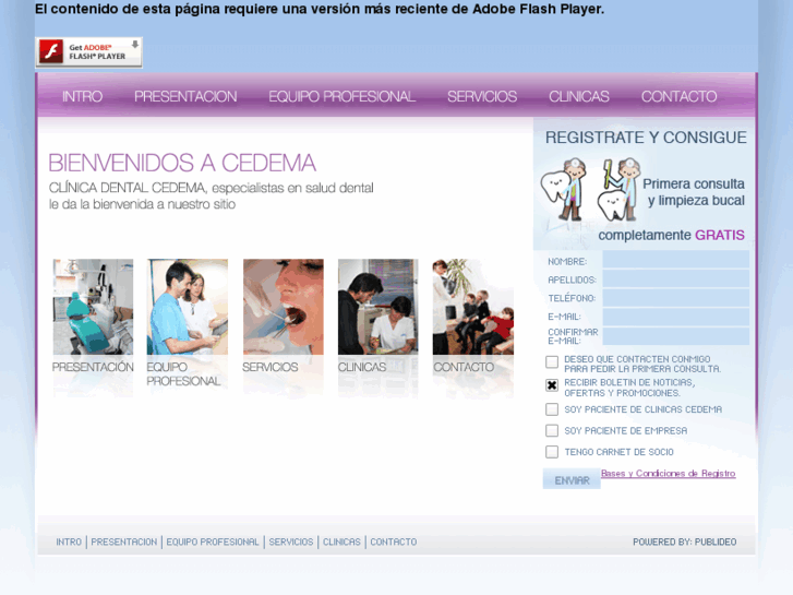 www.clinicadentalcedema.es