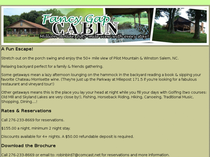 www.fancygapcabin.com