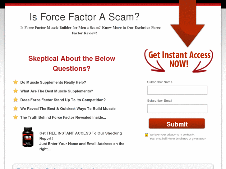 www.forcefactorscam.net