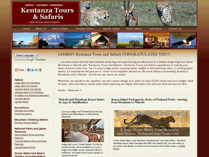 www.kentanzasafaris.com