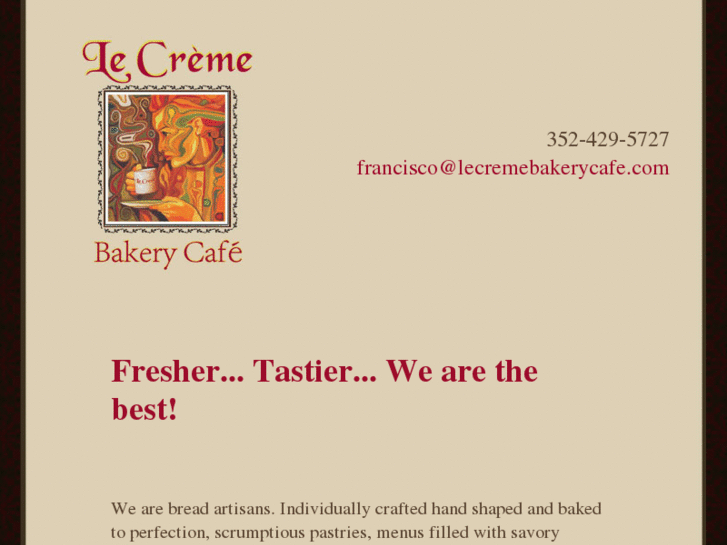 www.lecremebakerycafe.com