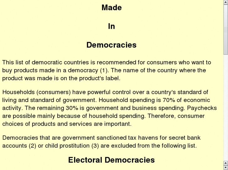 www.listofdemocraticcountries.org