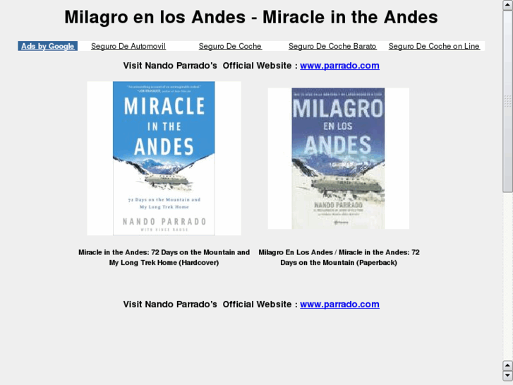 www.milagroenlosandes.com