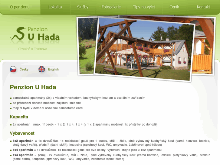 www.penzion-u-hada.cz