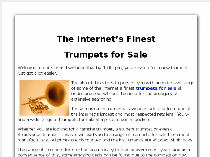 www.trumpetsforsale.org