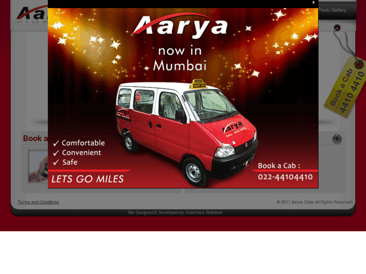 www.aaryacabs.com