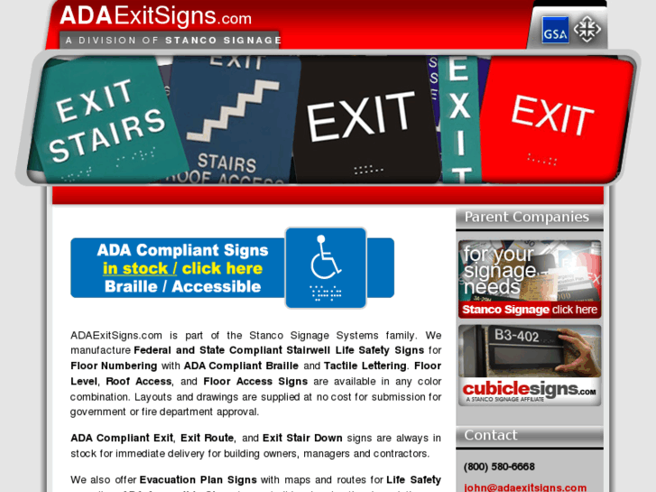 www.adaexitsigns.com