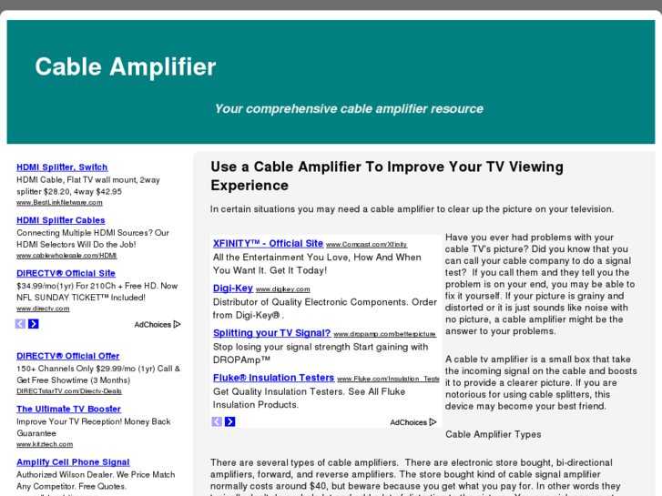 www.cableamplifier.net