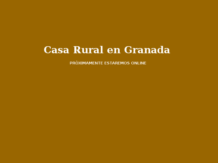 www.casaruralengranada.es