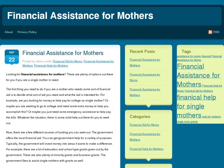 www.financialassistanceformothers.com