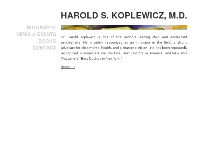 www.haroldkoplewicz.com