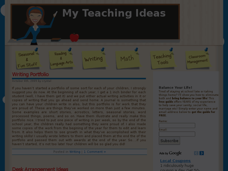 www.myteachingideas.com