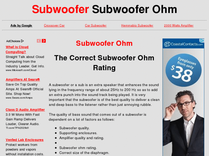 www.subwooferohm.com