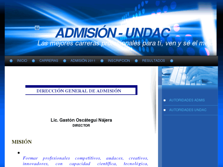 www.admisionundac.com