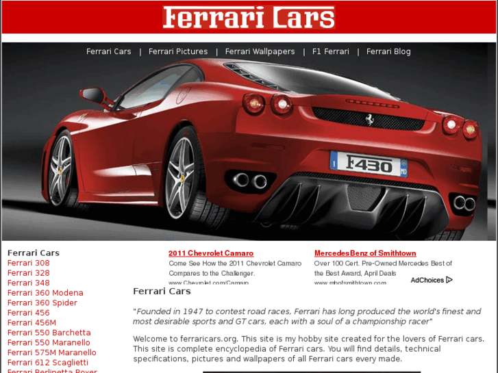 www.ferraricars.org