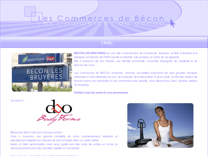 www.lescommercesdebecon.com