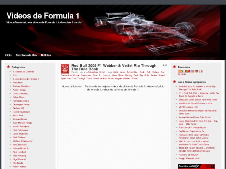 www.videosformula1.com