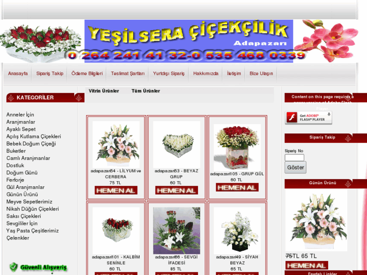 www.yesilseracicekcilik.com