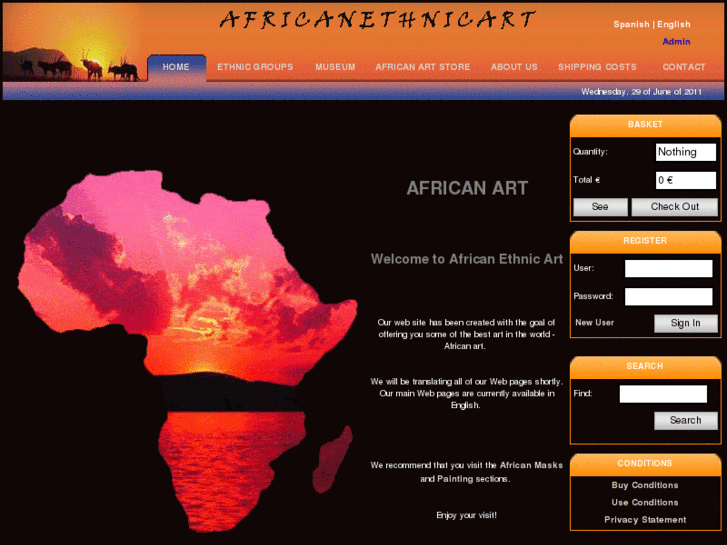 www.africanethnicart.com