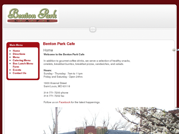 www.bentonparkcafe.com