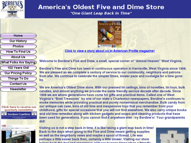 www.berdinesdimestore.com