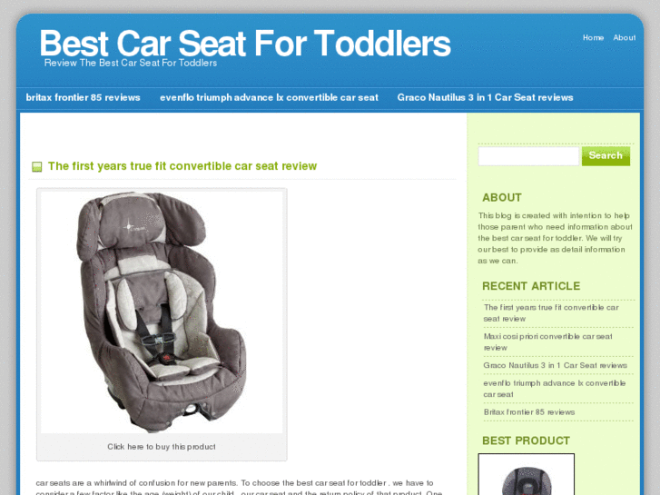 www.bestcarseatfortoddlers.com