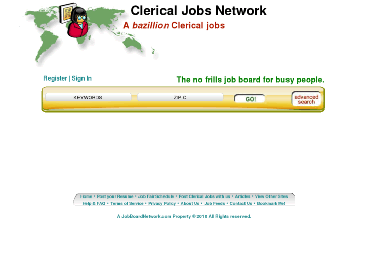 www.clericaljobsnetwork.com