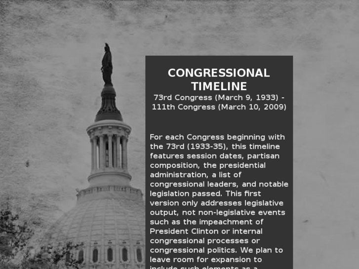 www.congressionaltimeline.org