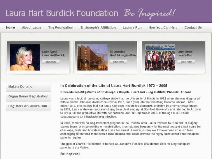 www.laurahartburdickfoundation.com