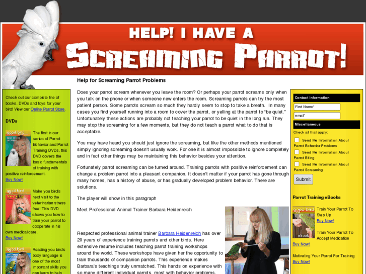 www.myparrotscreams.com