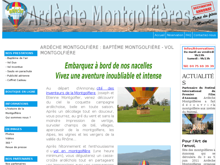 www.rhonealpesmontgolfieres.com