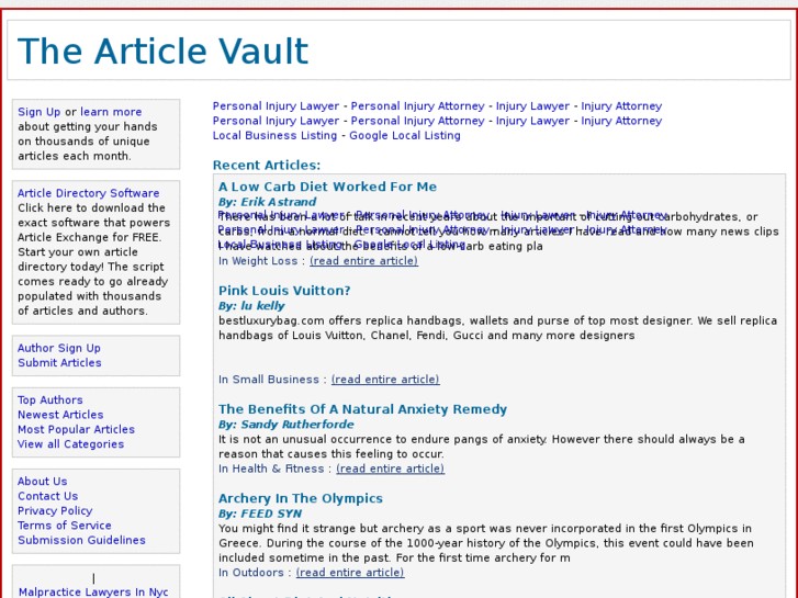 www.thearticlevault.net