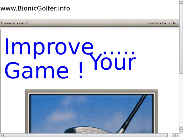 www.bionicgolfer.info