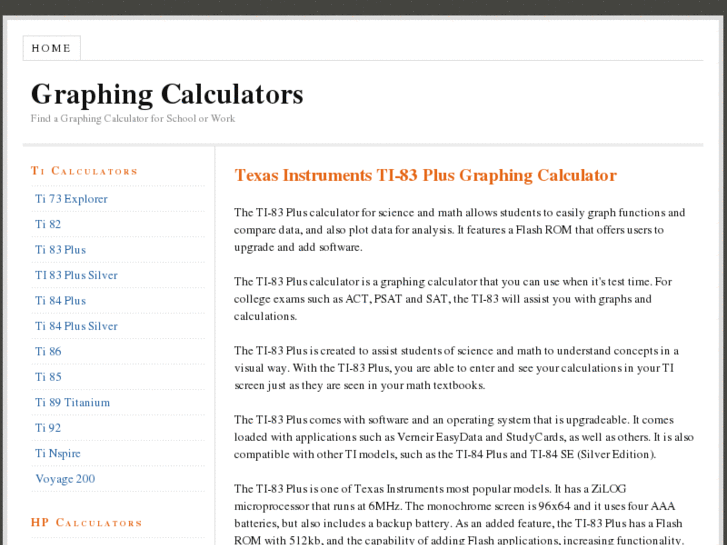 www.graphingcalculators.com