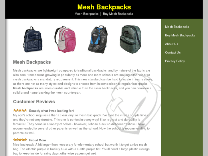 www.meshbackpacks.org