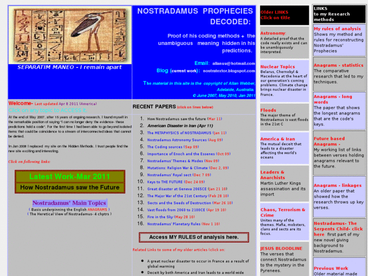 www.nostradamusdecoded.com