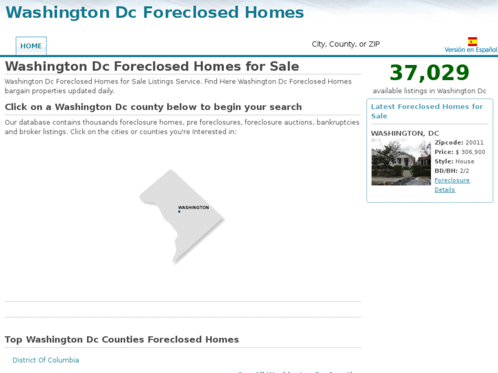 www.washingtondcforeclosedhomes.com