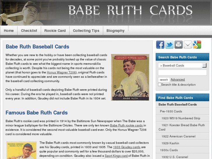 www.baberuthcards.net